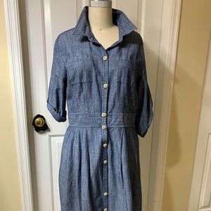 BRAND NEW cotton denim dress